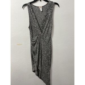 Fashion Magazine Heathered Gray Large Sleeveless Dress‎
